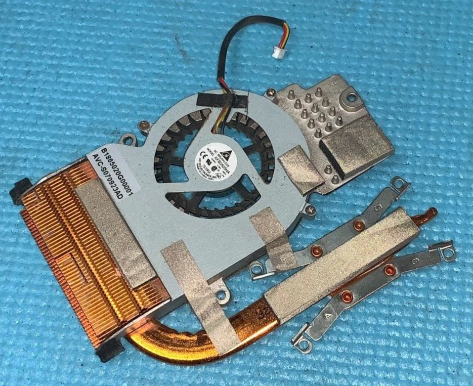 Gateway W350A CPU Cooling Fan + Heatsink B1865020G00001 - Image 1 of 1