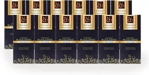 12 Boxes Nugano Black Coffee Premium 100% Organic Ganoderma Lucidum Reishi Dark - Picture 1 of 8