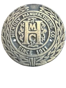 Hickory Manufacturing Co. Möbel Messing Plakette Vintage. - Bild 1 von 3