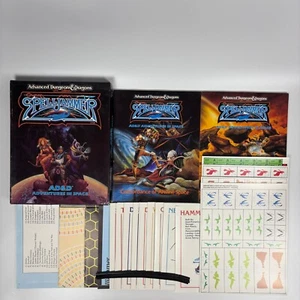 AD&D 2nd Edition 1989 Spelljammer Adventures in Space - 1049 Box Set- COMPLETE - Picture 1 of 14