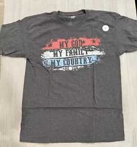“My God My Family My Country 1776” T-Shirt by Ranger Up Apparel - Size L - NEW - Picture 1 of 5