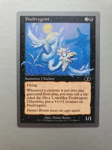 Poultrygeist , MTG Unglued (1998), Common Black Creature NM - Picture 1 of 2