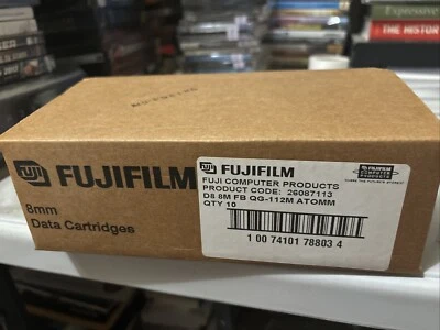 NEW Fujifilm 112M 5GB/10GB 8mm Data Tape New Sealed Box Of 10 - Image 1 of 3