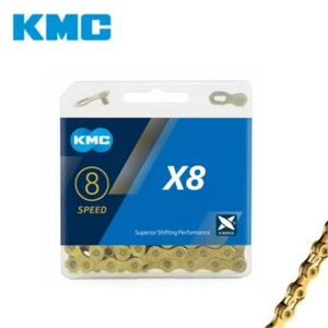 KMC X8 Bike Chain 6/7/8 Speed Gold Road MTB Mountain For Shimano SRAM Bicycle - Picture 1 of 6