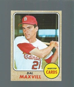 1968 TOPPS #141 DAL MAXVILL - CARDINALS - EX/MT - Picture 1 of 2
