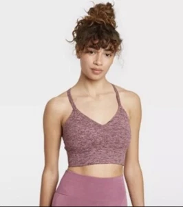 Damen Sport BH Größe M JoyLab Rose Träger Longline angeraut Jersey - Bild 1 von 4