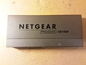 NETGEAR PROSAFE 8-PORTOWY PRZEŁĄCZNIK 10/100/1000 Z 4 PORTAMI POE GS108P + ZASILACZ - Zdjęcie 1 z 8