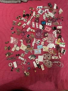 HUGE LOT OF Pierced Earrings! - Picture 1 of 12