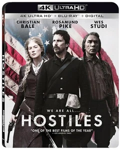 Hostiles (DVD, 2018, 4K Ultra HD Plus Blu-ray) DC May Not Be Valid after 4-24-19 - Picture 1 of 1