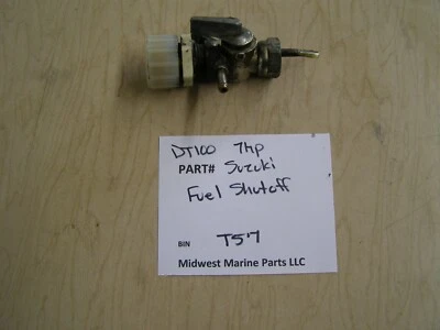 DT100-11664 VINTAGE SUZUKI 7HP FUERABORDA TANQUE DE COMBUSTIBLE APAGADO T57 Foto 1 de 4