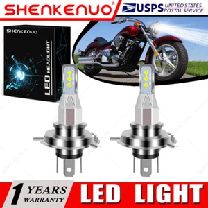 Bombillas LED blancas para Honda Stateline 1300 VT1300CR 2010-2016 2X 9003 H4 - Imagen 1 de 12