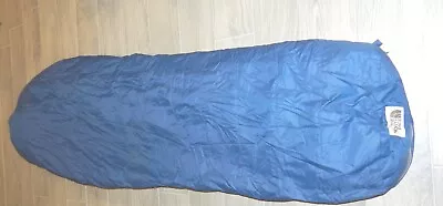 THE NORTH FACE Down Sleeping Bag Extra Long 81 in Long Extra Warm Navy B212 - Image 1 of 4