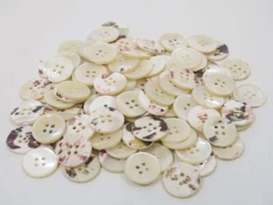 100 vecchi bottoni in madreperla 16 mm bottoni in madreperla Button Knopffabrik *24* - Foto 1 di 9