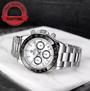 40MM BENYAR Quartz Men's Luxury Watch Chronograph Dive Waterproof Stainless NEW - Picture 1 of 7