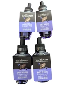 Bath & Body Works Emily in Paris Lavender Luxe Wallflower Refills Set of 4 New - Picture 1 of 2