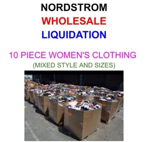 10 Piece Women's Clothing NORDSTROM WHOLESALE LIQUIDATION BOX for RESELLERS 📦 - Picture 1 of 2