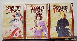 Sakura Taisen by Ohji Hiroi Volumes 1-3 English Manga Lot - Foto 1 di 3