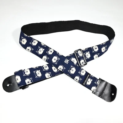 Correa de guitarra hecha a mano de diseñador DAIKING "Huskies", hecha en Japón Foto 1 de 4