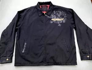 Chaqueta Thor Motocross Rider Para Hombre Negra Bordada Gráfico Logo Talla XL - Imagen 1 de 21