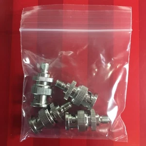 NEW 4 pack SMA female to BNC male coax RF connectors adapters *USA Seller* - Picture 1 of 1