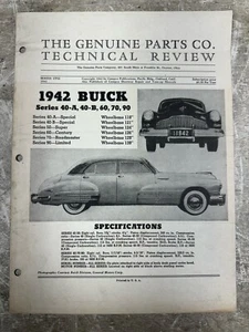 Original 1942 Buick Technical Review, Series 1 - Imagen 1 de 3