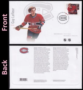 Canada 1st Day Issue Cover — 2016, NHL Great Canadian Forwards Guy Lafleur #2944 - Picture 1 of 3