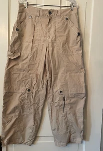 NWT Urban Outfitters BDG Pants Womens Size 6 Tan Khaki Baggy Wide Leg Cargo - Picture 1 of 10