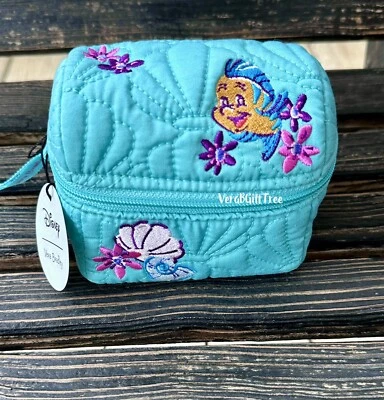 Vera Bradley Sirenita ARIEL FLORAL Mini Accesorio de Viaje Estuche de Pecho Nuevo con Etiquetas Foto 1 de 2