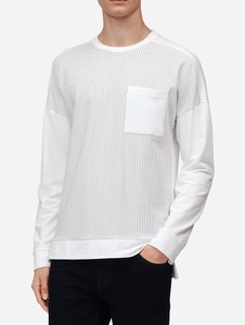 Calvin Klein Jeans 00GMF1K200 Negro - textil Camisetas manga larga Hombre  58,90 €