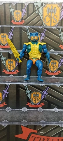 Blue Merman Top Toys Argentina, 100% complete and original HE-MAN not MATTEL Cover