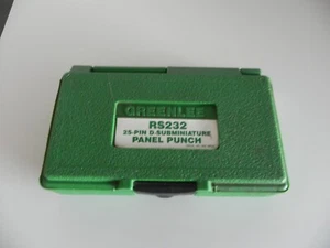 GREENLEE RS 232, 25 - pin D-Subminiature panel punch - Picture 1 of 4