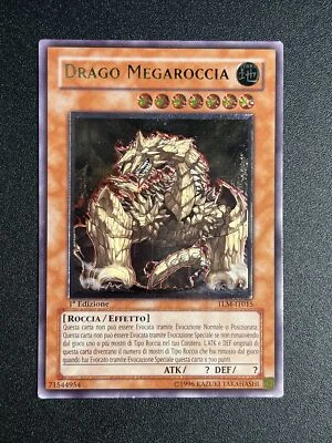 Yu Gi Oh Dragon Mega Rock tlm-it015 Rare Ultimate 1ed Ita 1a Edition Rock - Image 1 of 4