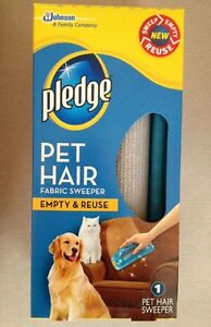 Pledge Pet Hair Fabric Sweeper Dog & Cat Roller Remover EMPTY & REUSE ~ NEW