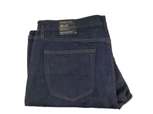 NWT Banana Republic Men's Blue Straight Leg Cotton Jeans Size 38x32 MSRP $89.99 - Picture 1 of 13