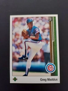 Greg Maddux 1989 Upper Deck #241 Chicago Cubs HOF Very Sharpe Clean Card - Picture 1 of 4