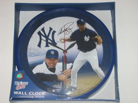 Alex Rodriguez / NY Yankees 12" Logo Round Wall Clock - Runs On One AA FREE S&H! Cover
