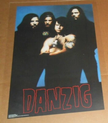 Danzig Promo Vintage Poster 1992 35.5x24 Misfits - Image 1 of 2