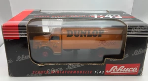Camion Schuco 1:43 Mercedes Benz L 6600 d'epoca Dunlop IMBALLO ORIGINALE mai aperto #K252 - Foto 1 di 2