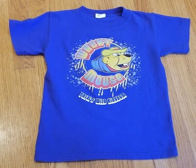CAMISA DE RECUERDO PARA NIÑOS S/S~WACKY MOUSE~AZUL~PEQUEÑA~YORK'S WILD KINGDOM ME Foto 1 de 4