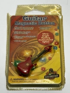 Electrostar Vintage Red Guitar Magnetic Button Sealed Free Ship - Picture 1 of 9