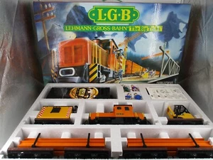 LGB G 21990 Startpackung Bauzug Transformator DHG500 Analog in OVP - Bild 1 von 13