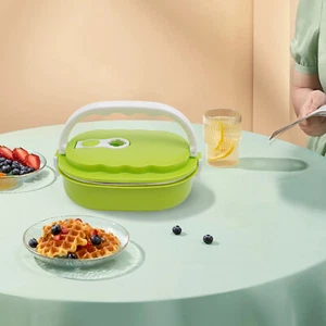 0.9L/30.44oz Warmer Lunch Box w/ Handle Portable Food Container Stainless Steel - Picture 1 of 15