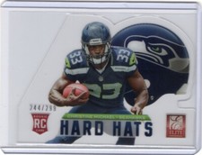 2013 Elite Football Christine Michael Hard Hats Die-Cut Rookie Card  #244/299