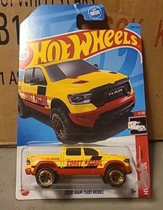 Hot Wheels Treasure Hunt Dodge Ram 1500 Rebel 2020 Truck 7/10 Coast Patrol New - Picture 1 of 6