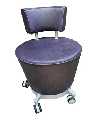 HAWORTH HELLO SILLÓN MÓVIL MORADO ASIENTO ESCRITORIO SILLA BRAZO ACOLCHADO Foto 1 de 4