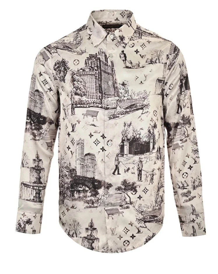 Louis Vuitton Silk Casual Button-Down Shirts for Men for sale | eBay