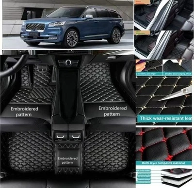 Fit Alfa Romeo Giulia Stelvio 2017-2023 Car Floor Mats Custom Carpets Full Set - Image 1 of 4