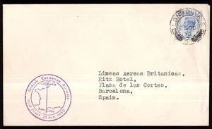 GB Great Britain, 1950 BEA ffc first flight cover to Spain  -HI26 - Picture 1 of 3