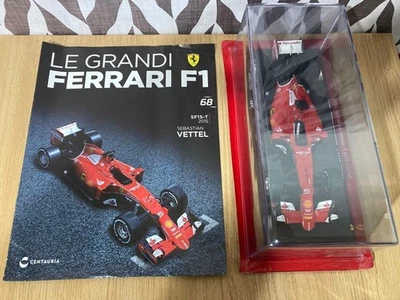DeAgostini 1/24 Ferrari SF15T F1 Model Vettel 2015 Big Scale Diecast - Immagine 1 di 4