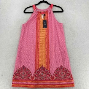 Neu mit Etikett Cabana Life ärmelloses Damenkleid rosa Neckholder-Top Größe Medium - Bild 1 von 10